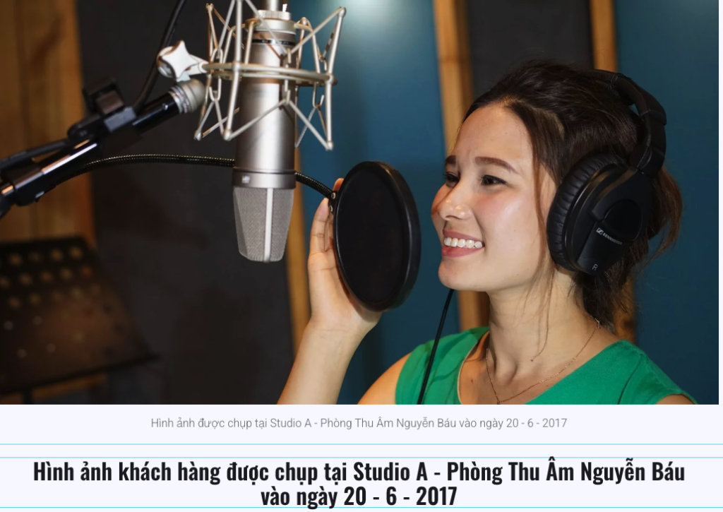 microphone U87AI phòng thu âm nguyễn báu - studio A phòng thu âm nguyễn báu - studio A