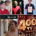 Các diễn viên phim Mai thu âm tại Phòng Thu Âm Nguyễn Báu.